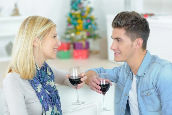 Beber um bom vinho — Fotografia de Stock