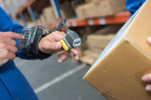 Package and box  carton — Stock Photo, Image