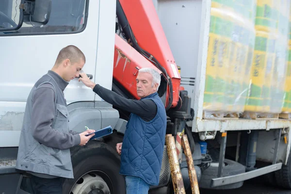 De grote levering en werk — Stockfoto