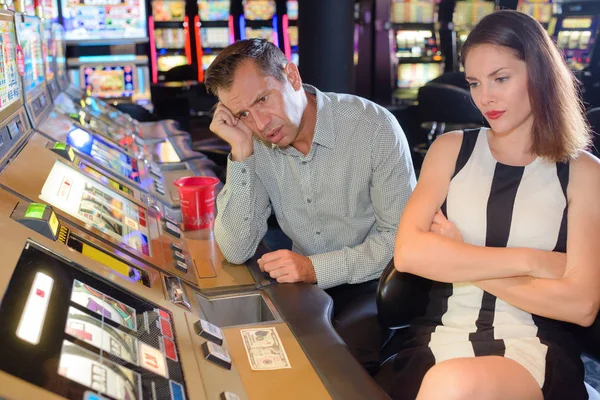 Stora förlorade i casinot — Stockfoto