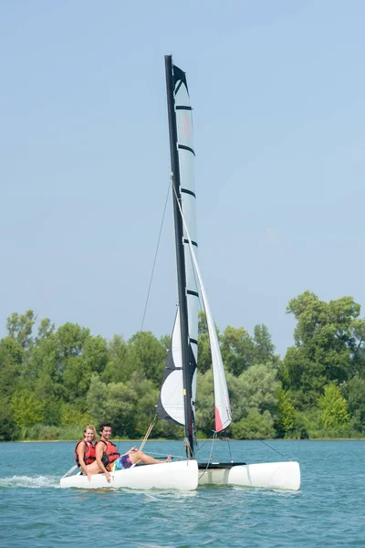 Vela in kayak — Foto Stock