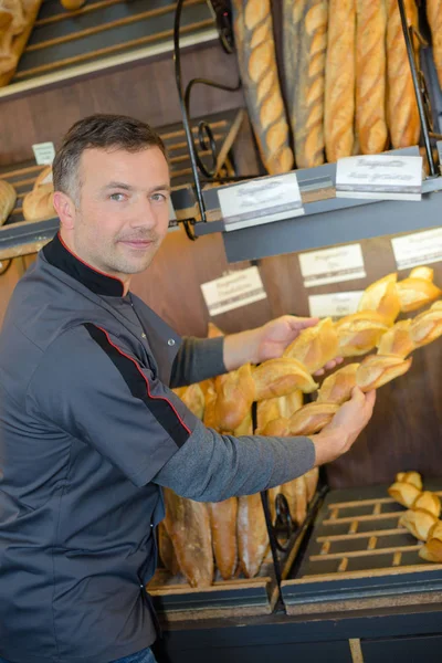 Varietà di pane e cuocere — Foto Stock