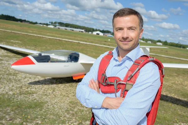 Recreatie activiteit en zweefvliegtuig zweefvliegen — Stockfoto