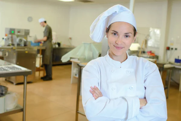 Retrato de mujer chef — Foto de Stock