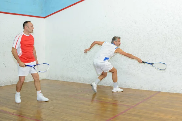 Juego de bádminton y bádminton — Foto de Stock