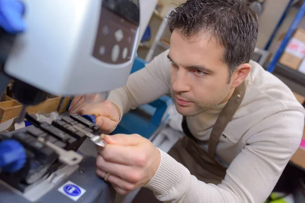 Duplicare la chiave e il lavoro — Foto Stock