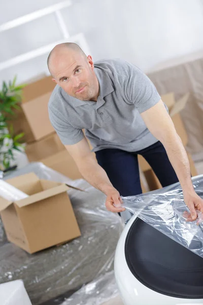 Relocation mover services and work — Stock Photo, Image