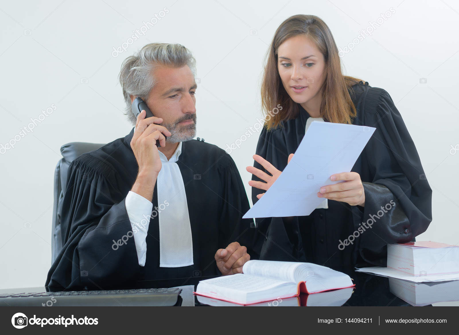 Two lawyers in robes — Stock Photo © photography12 #12 Two lawyers in robes — Stock Photo © photography12 #12