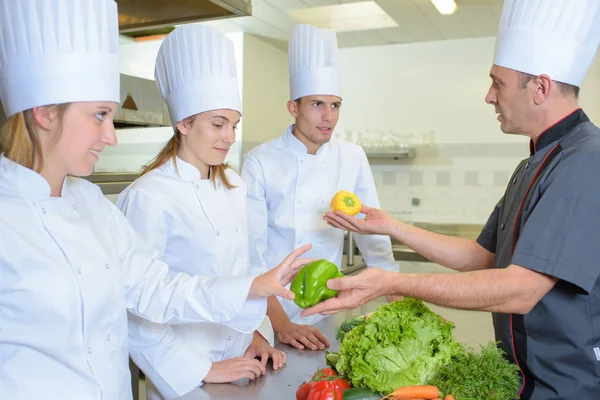 Lezione di cucina e cucina — Foto Stock