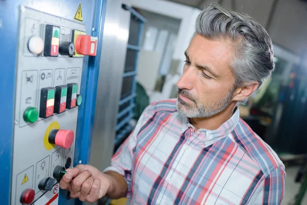 Controle van de machine programma — Stockfoto