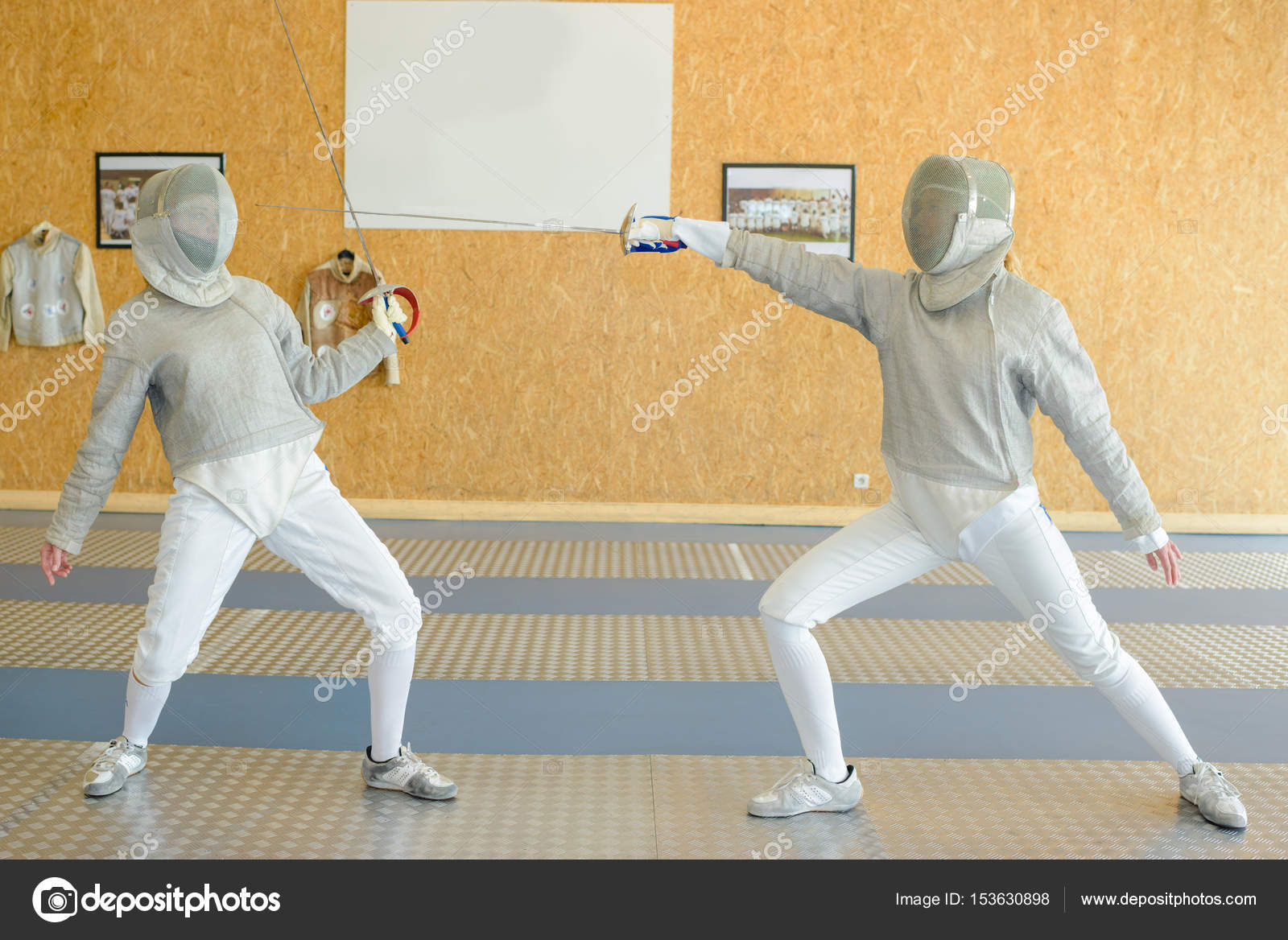 Position in attacking and fencing Stock Photo by ©photography33 153630898