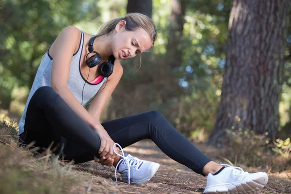 Verletzung beim Sport — Stockfoto