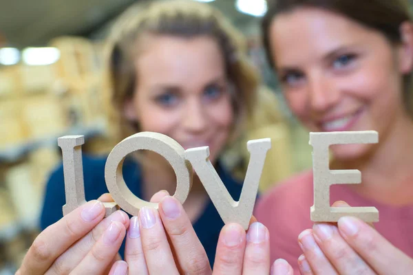 The work love and love — Stock Photo, Image