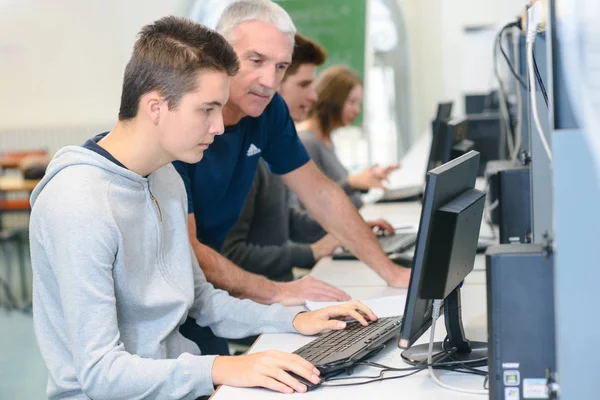 O curso de programação informática — Fotografia de Stock