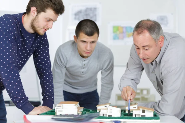 Design studio of the young architects — Stock Photo, Image
