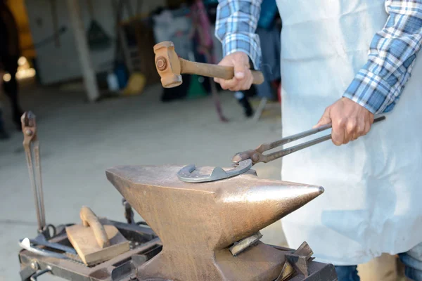 Hammering the hoof and work — Stock Photo, Image