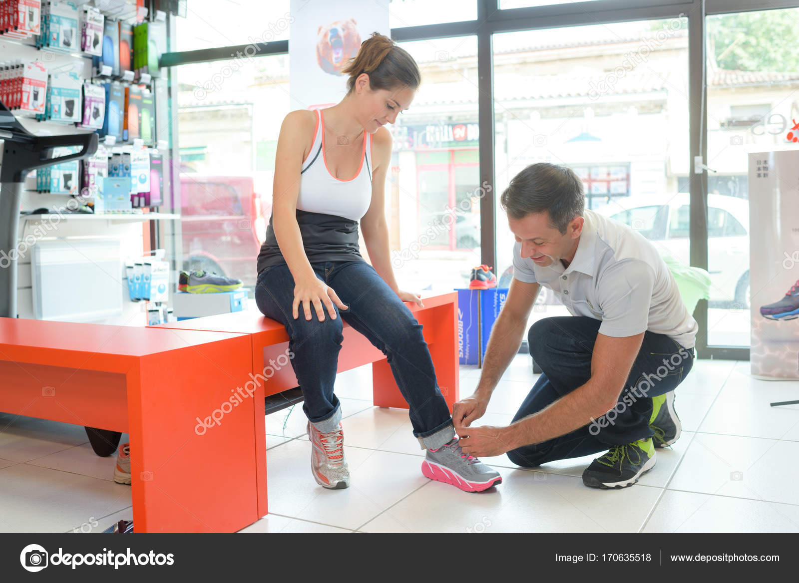 Ergonomic designed shoes and boutique Stock Photo by ©photography33