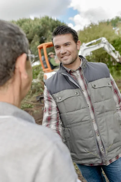 Foreman handdruk en ambitie — Stockfoto