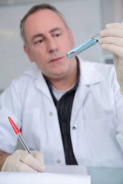 Scientist documenting the observation — Stock Photo, Image