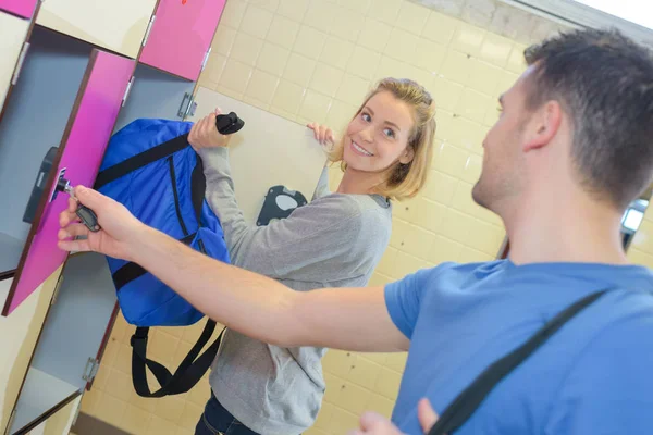 As pessoas estão prontas para treinamento de fitness — Fotografia de Stock