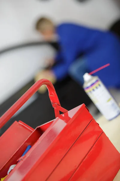 Closed tool box i — Stock Photo, Image