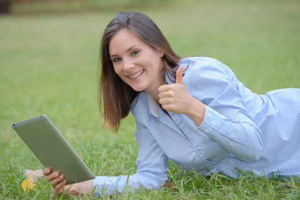 Gutes Wifi-Signal und Erholung — Stockfoto