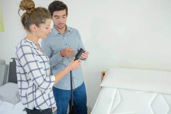 Adjustable incline bed and incline — Stock Photo, Image