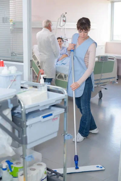 Floor care and cleaning services — Stock Photo, Image