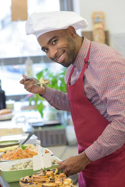 Portret van chef-kok — Stockfoto