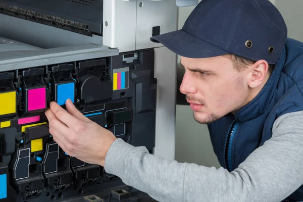 Vérifier l'imprimante et le travail — Photo