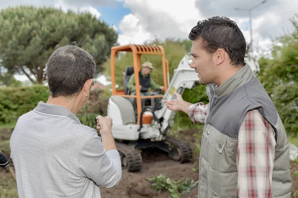 Foreman était avec le client — Photo