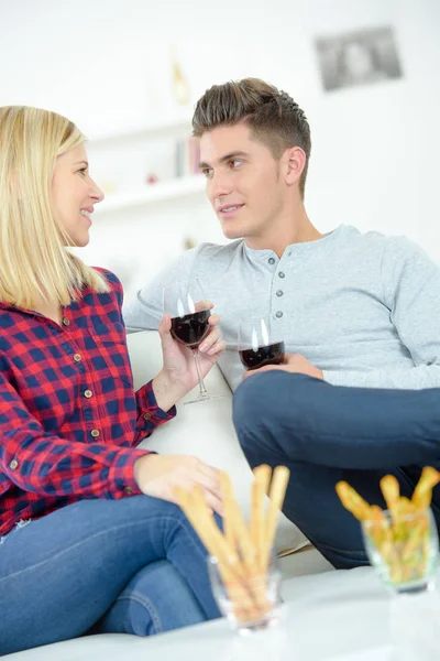 Flirting in the party — Stock Photo, Image