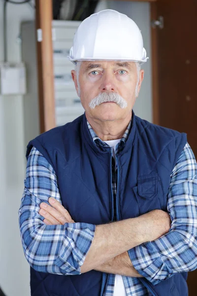 Portrait of a factory manager — Stock Photo, Image