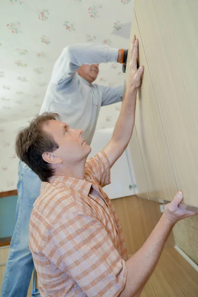 Renovación y fondo ausente — Foto de Stock