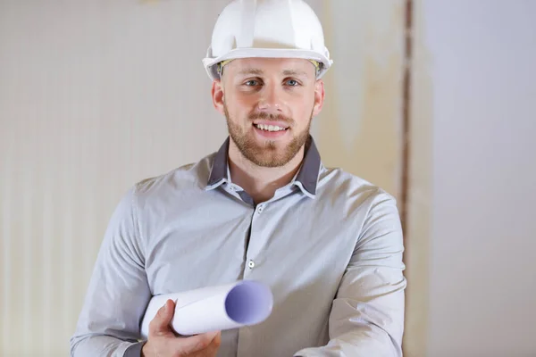 Male architect looking at camera — Stock Photo, Image