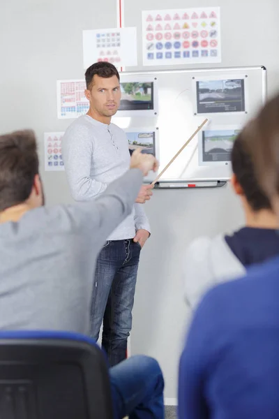 Escuela de conducción y conductor — Foto de Stock