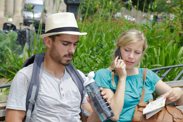 Zomervakantie Daten Stad Pauze Toerisme Concept — Stockfoto