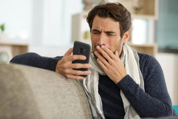 Mann Mit Traurigem Gesicht — Stockfoto