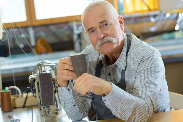 Een Senioren Koffiehuis — Stockfoto