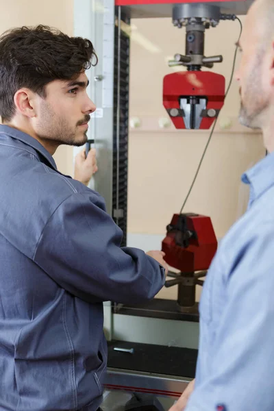 High Tech Roboterarm Nahaufnahme Foto Der Fabrik — Stockfoto