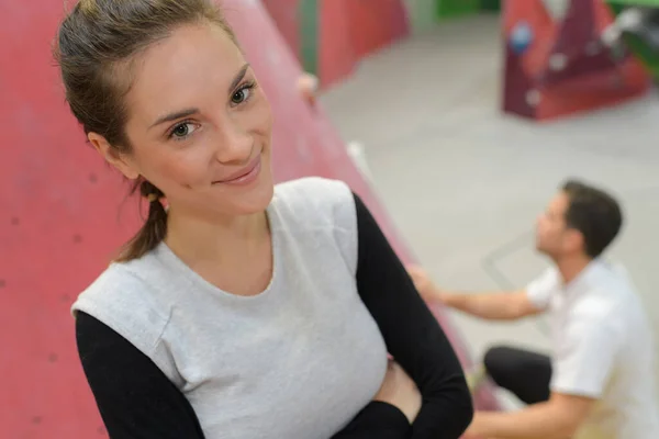 Portret Van Een Fitness Meisje — Stockfoto