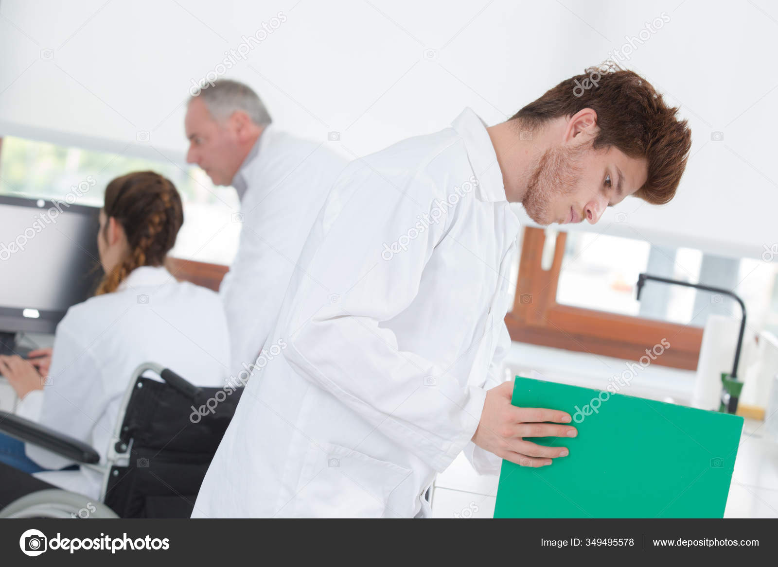 Students White Coats Stock Photo by ©photography33 349495578