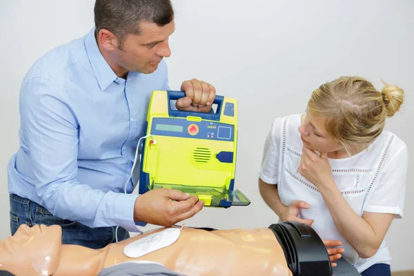 Cpr Primo Soccorso Concetto Formazione — Foto Stock