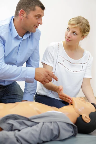 Cpr Und Erste Hilfe Ausbildung — Stockfoto