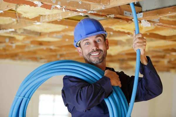 Portrait Smiling Engineer — Stock Photo, Image