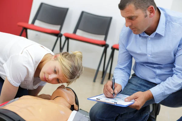 Cpr Ilk Yardım Eğitim Kavramı — Stok fotoğraf