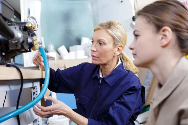 Portrait Women Working Together — Stock Photo, Image