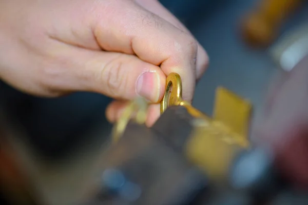 Key Duplication Machine Key — Stock Photo, Image