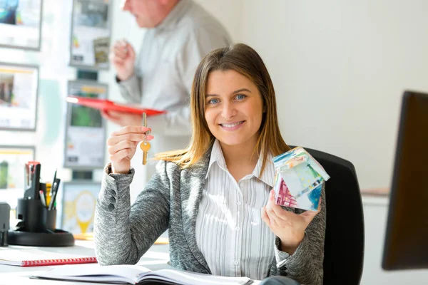 Bouwhypotheek Vastgoed Vastgoedconcept — Stockfoto