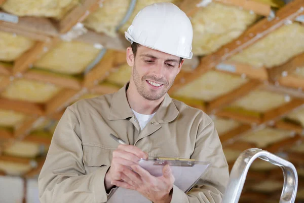 Construtor Com Área Transferência — Fotografia de Stock